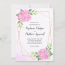 Search for hydrangea wedding invitations Gold