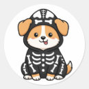 Search for funny corgi stickers Halloween