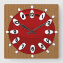 Search for bowling ball clocks Red