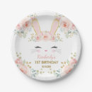 Search for bunny birthday plates Floral