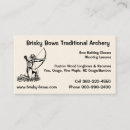 Search for archery business cards Bow