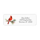 Search for birds on a branch return address labels Nature