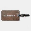 Search for faux leather luggage tags Brown