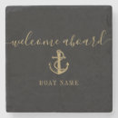 Search for boat coasters Black and gold