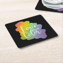 Search for rainbow colours coasters Typography