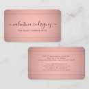 Search for faux rose gold foil business cards Professional