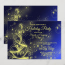 Search for navy gold christmas invitations Xmas