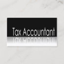 Search for return business cards Accountant