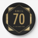 Search for art deco paper plates Gold