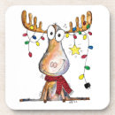 Search for funny christmas coasters Red