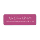 Search for girlie return address labels Simple