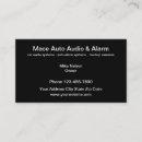 Search for car audio business cards Automotive