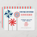 Search for pinwheel invitations Blue