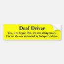 Search for distraction bumper stickers Driver