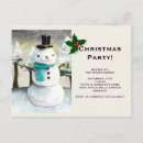 Search for whimsical snowman christmas invitations Cute