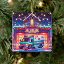 Search for ambulance christmas tree decorations Ems