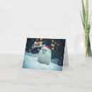 Search for white cat christmas cards Cats