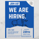 Search for job flyers We are hiring