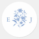 Search for floral monogram wedding stickers Traditional