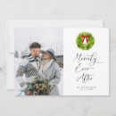 Search for christmas wedding announcement cards Elegant