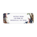 Search for simple floral return address labels Minimal