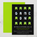 Search for pixel birthday invitations Green