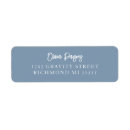 Search for light blue return address labels Trendy