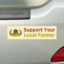 Search for local farmers bumper stickers Support your local farmer
