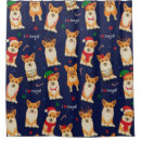 Search for funny christmas shower curtains Illustration
