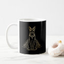 Search for egyptian cat mugs Gold