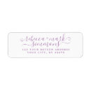 Search for lavender return address labels Purple