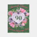 Search for 90th birthday blankets 90 years old