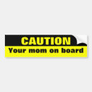 Search for caution bumper stickers Joke
