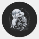Search for cute skull stickers Black and white
