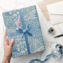 Search for blue and white floral wrapping paper Foliage