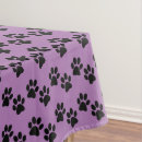 Search for animal paw print tablecloths Cat
