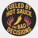 Search for hot sauce stickers Chilli