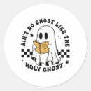 Search for funny ghosts stickers Pumpkin