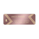 Search for elegant monogram return address labels Contemporary