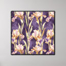 Search for iris flowers canvas prints Purple