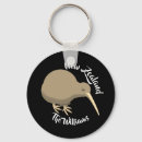 Search for new zealand bird key rings Black