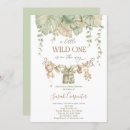 Search for wild baby shower invitations A little wild one