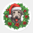 Search for wreath stickers Santa