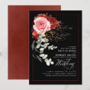 Search for maroon and black wedding invitations Couple