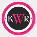 Search for 3 initials stickers White