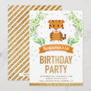 Search for white tiger birthday invitations Animal