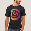 Search for 45 record adapter tshirts Music