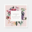 Search for burgundy and blush wedding napkins Elegant
