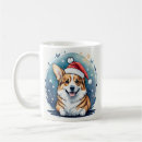 Search for corgi christmas mugs Santa
