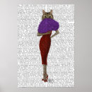 Search for red cat art Antique